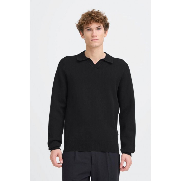 Casual Friday CFDAHL 0231 MILANO POLO KNIT:Knit Black Beauty | Freewear CFDAHL 0231 MILANO POLO KNIT:Knit - www.freewear.nl - Freewear