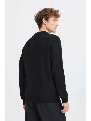 Casual Friday CFDAHL 0231 MILANO POLO KNIT:Knit Black Beauty | Freewear CFDAHL 0231 MILANO POLO KNIT:Knit - www.freewear.nl - Freewear