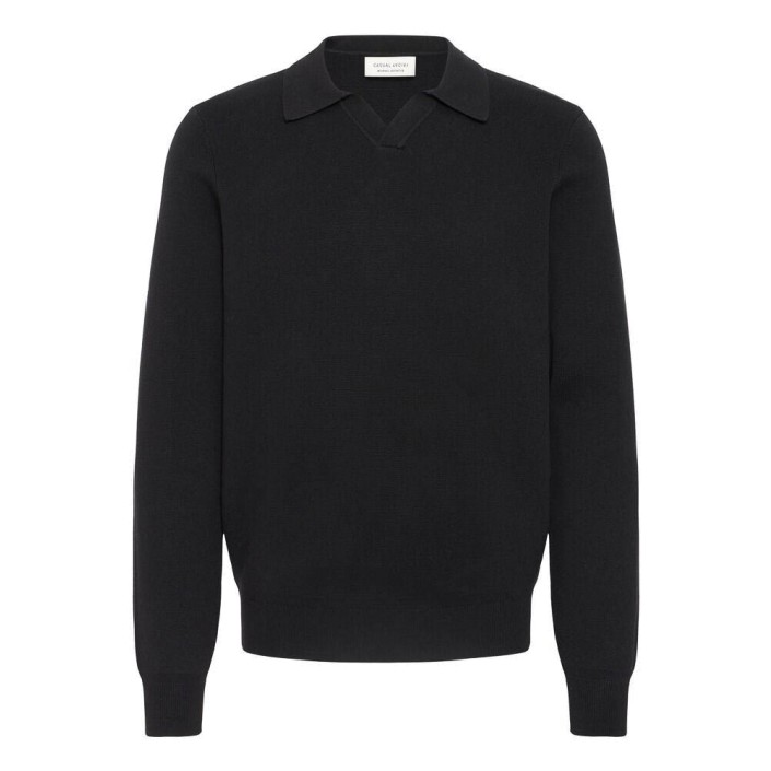 Casual Friday CFDAHL 0231 MILANO POLO KNIT:Knit Black Beauty | Freewear CFDAHL 0231 MILANO POLO KNIT:Knit - www.freewear.nl - Freewear