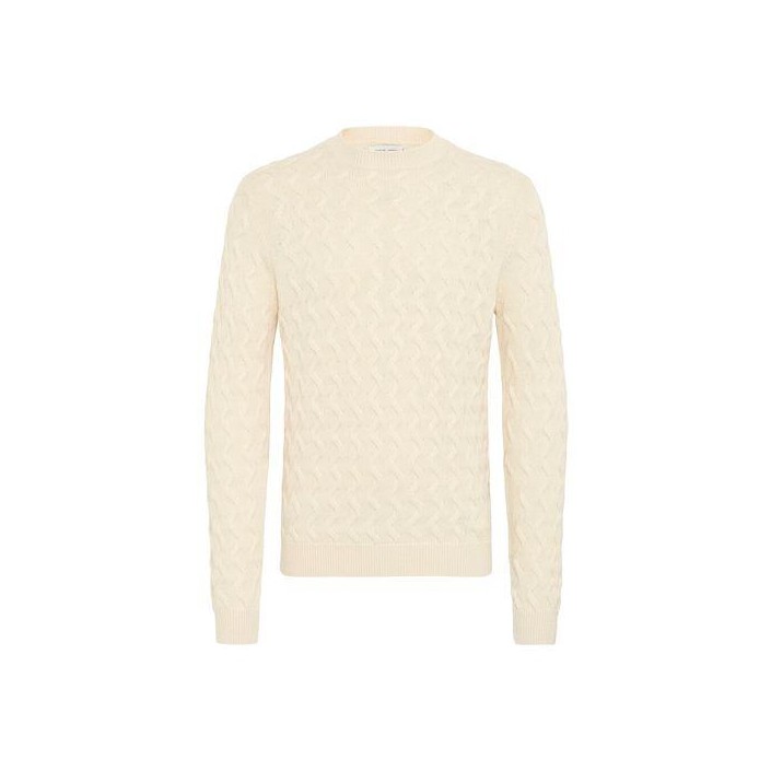 Casual Friday CFVINBORG CABLE KNIT:Knit Turtledove | Freewear CFVINBORG CABLE KNIT:Knit - www.freewear.nl - Freewear