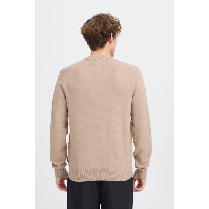 Casual Friday CFANDRO 0247 CREW NECK KNIT:Knit Silver Mink Melange | Freewear CFANDRO 0247 CREW NECK KNIT:Knit - www.freewear.nl - Freewear