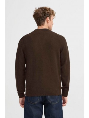 Casual Friday CFANDRO 0247 CREW NECK KNIT:Knit Demitasse Melange | Freewear CFANDRO 0247 CREW NECK KNIT:Knit - www.freewear.nl - Freewear