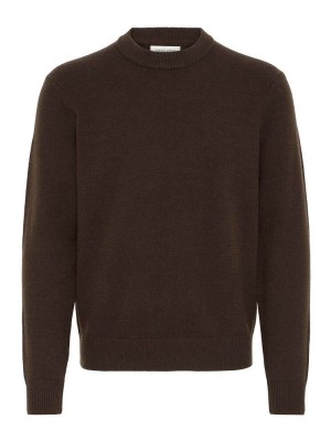 Casual Friday CFANDRO 0247 CREW NECK KNIT:Knit Demitasse Melange | Freewear CFANDRO 0247 CREW NECK KNIT:Knit - www.freewear.nl - Freewear