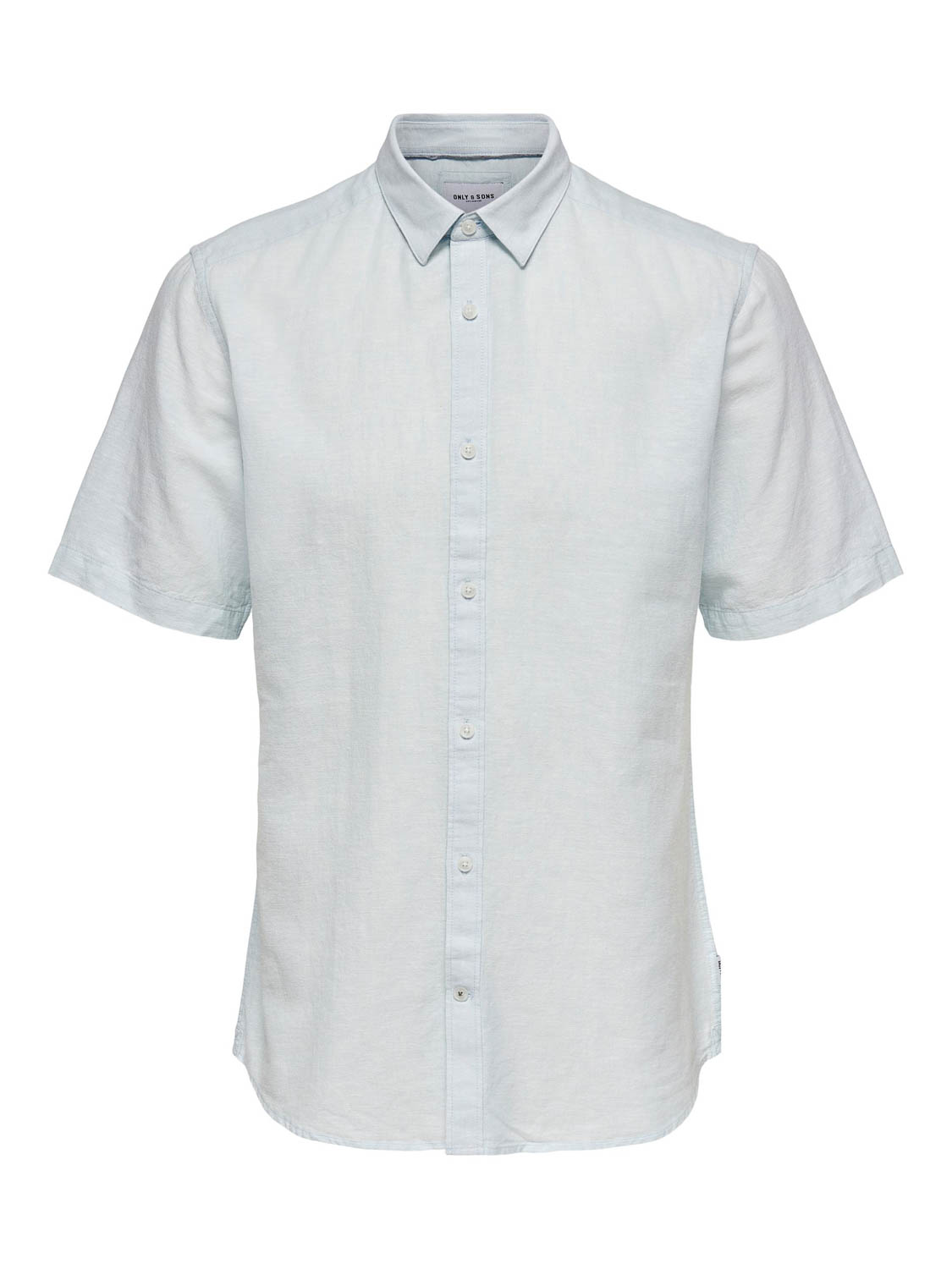 onlyandsons Only and Sons Onscaiden Life Ss Solid Linen Shirt