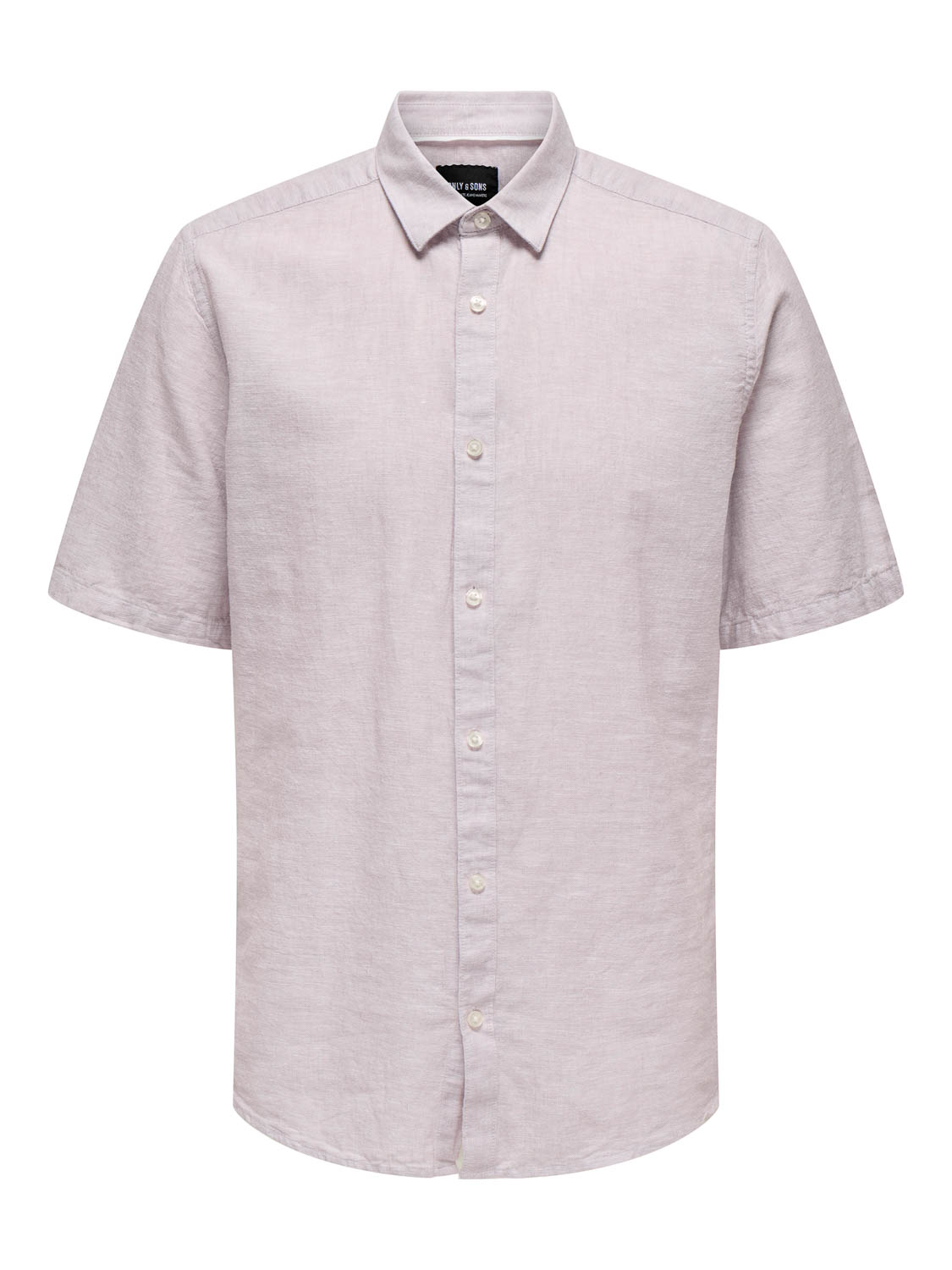 Only and Sons Onscaiden Life Ss Solid Linen Shirt