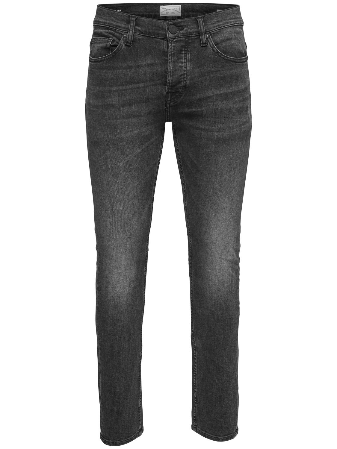 Only & Sons Jeans Onsloom Black Washed Dcc 0447 Noos 22010447 Black Denim Mannen Maat - W30 X L30