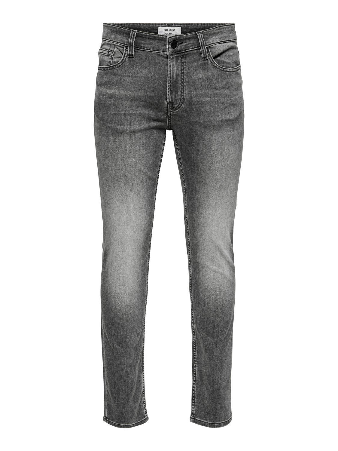 Slim fit jeans van sweatdenim, model 'Loom'