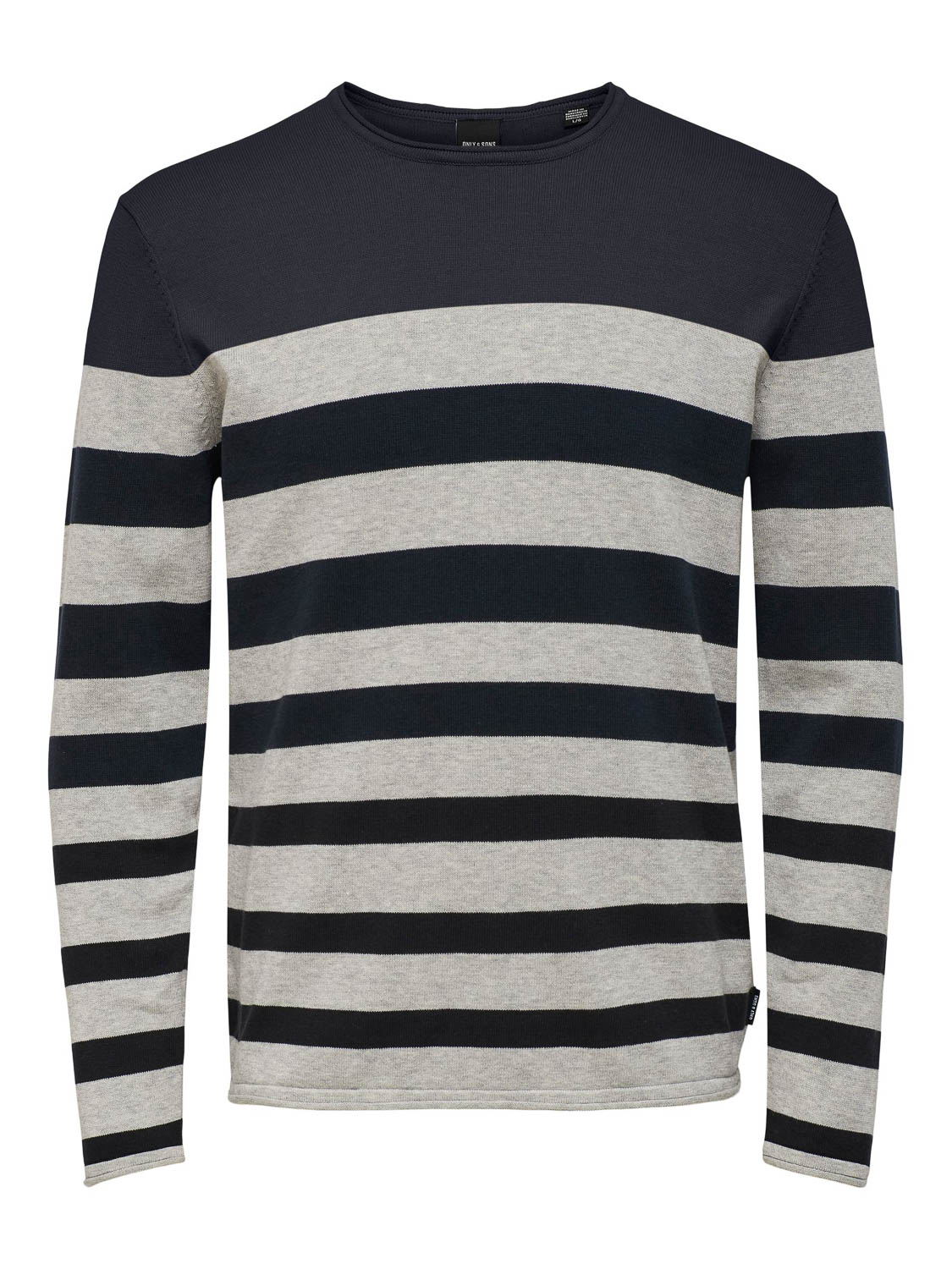 ONLY & SONS ONSDON 12 STRIPED CREW NECK KNIT  Heren Trui - Maat XL