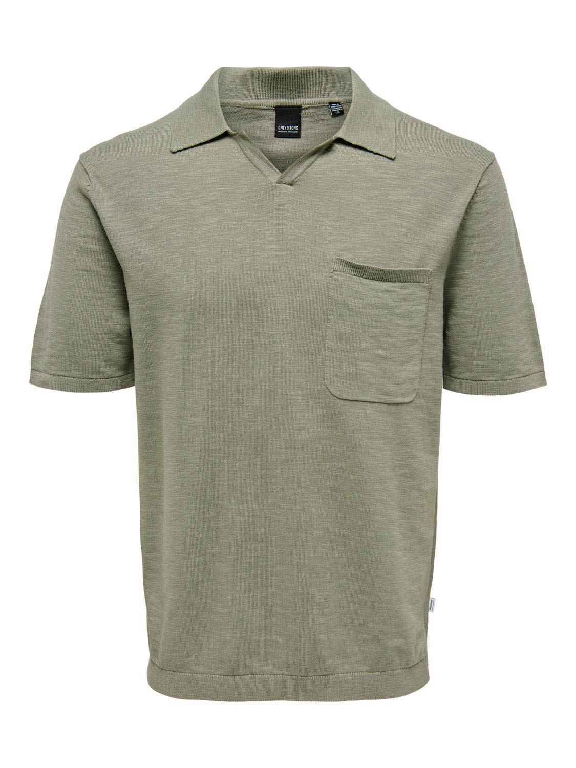 ONLY & SONS ONSACE 12 SLUB SS POLO KNIT Heren Trui - Maat M