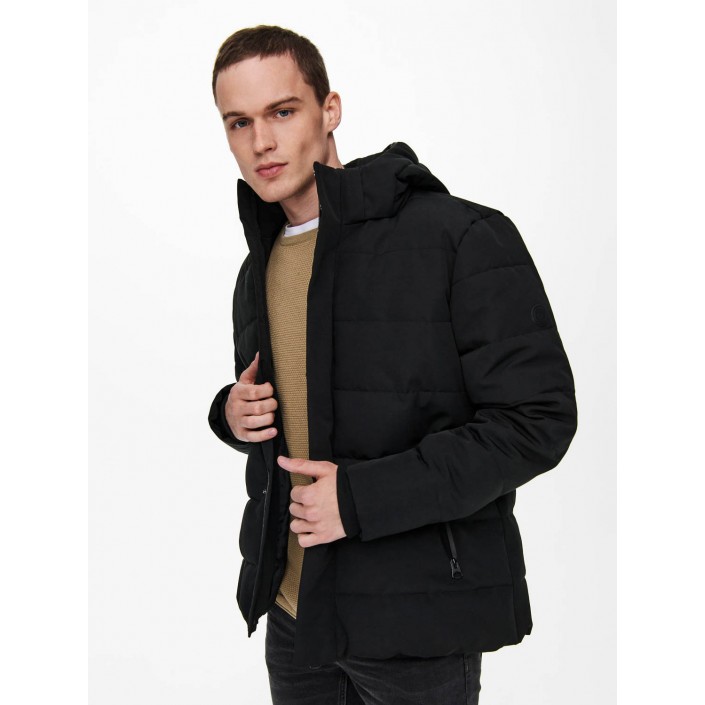 ONLY&SONS ONSCAYSON PUFFA OTW Black | Freewear ONSCAYSON PUFFA OTW - www.freewear.nl - Freewear