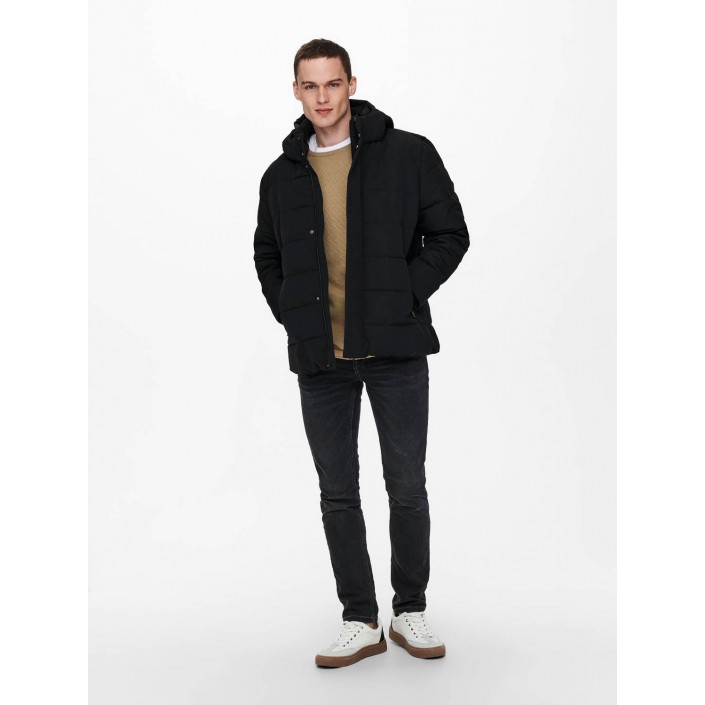 ONLY&SONS ONSCAYSON PUFFA OTW Black | Freewear ONSCAYSON PUFFA OTW - www.freewear.nl - Freewear