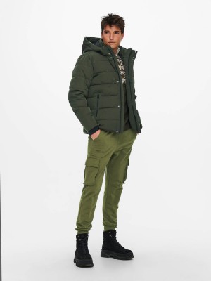 ONLY&SONS ONSCAYSON PUFFA OTW Peat | Freewear ONSCAYSON PUFFA OTW - www.freewear.nl - Freewear