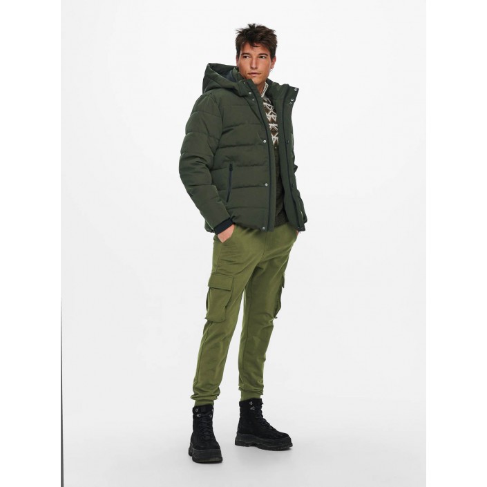 ONLY&SONS ONSCAYSON PUFFA OTW Peat | Freewear ONSCAYSON PUFFA OTW - www.freewear.nl - Freewear
