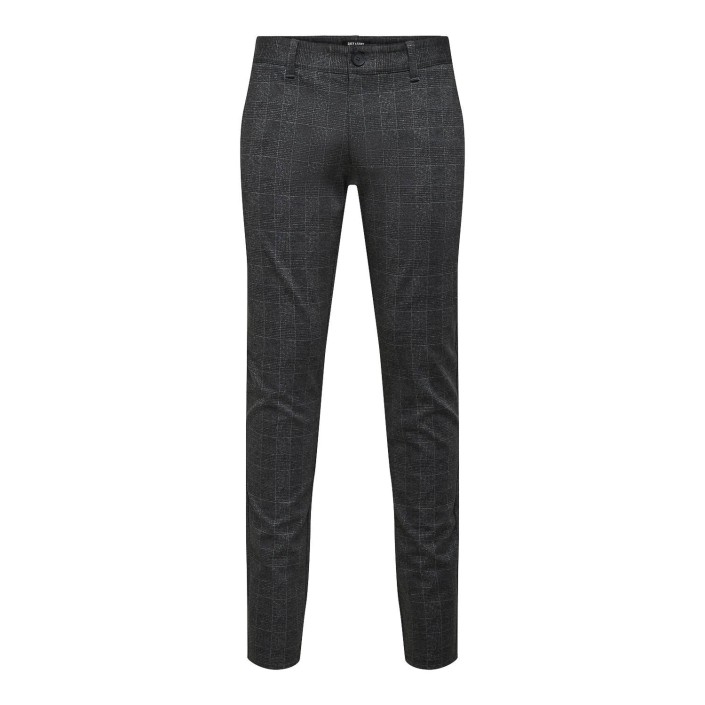 ONLY&SONS ONSMARK CHECK PANTS HY 9887 NOOS Black | Freewear ONSMARK CHECK PANTS HY 9887 NOOS - www.freewear.nl - Freewear