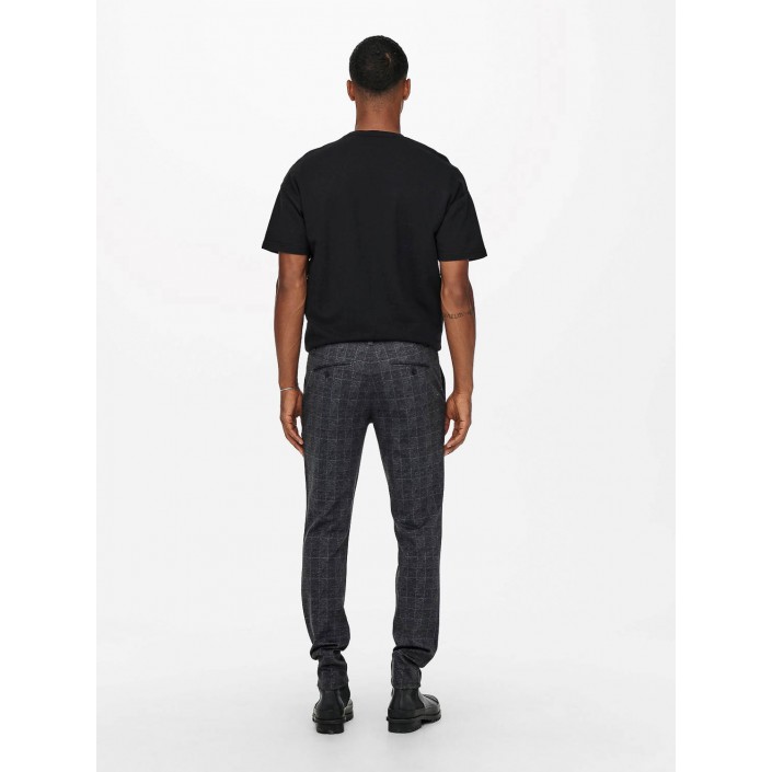 ONLY&SONS ONSMARK CHECK PANTS HY 9887 NOOS Black | Freewear ONSMARK CHECK PANTS HY 9887 NOOS - www.freewear.nl - Freewear