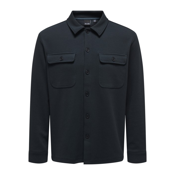 ONLY&SONS ONSNEWKODYL OVERSHIRT SWEAT NOOS Dark Navy | Freewear ONSNEWKODYL OVERSHIRT SWEAT NOOS - www.freewear.nl - Freewear