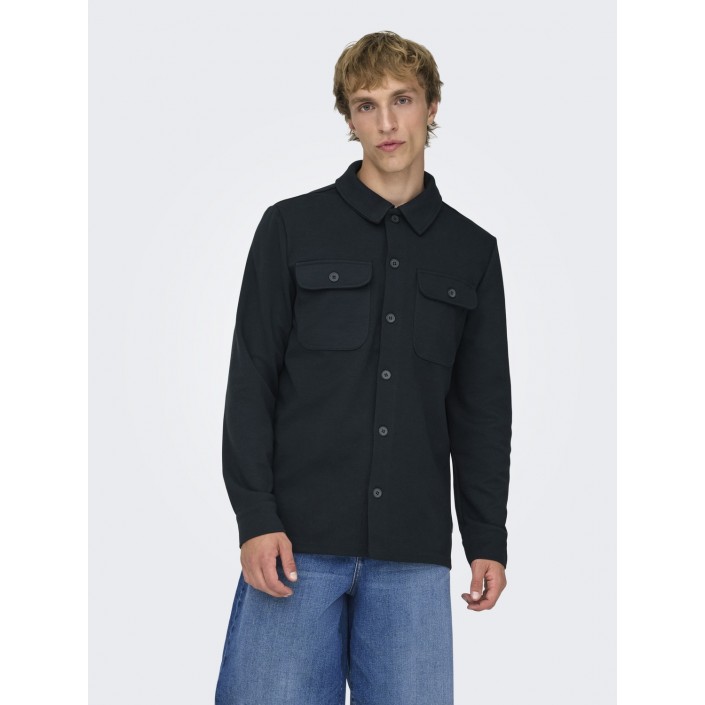 ONLY&SONS ONSNEWKODYL OVERSHIRT SWEAT NOOS Dark Navy | Freewear ONSNEWKODYL OVERSHIRT SWEAT NOOS - www.freewear.nl - Freewear