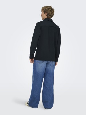 ONLY&SONS ONSNEWKODYL OVERSHIRT SWEAT NOOS Dark Navy | Freewear ONSNEWKODYL OVERSHIRT SWEAT NOOS - www.freewear.nl - Freewear