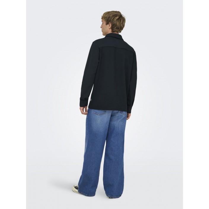 ONLY&SONS ONSNEWKODYL OVERSHIRT SWEAT NOOS Dark Navy | Freewear ONSNEWKODYL OVERSHIRT SWEAT NOOS - www.freewear.nl - Freewear