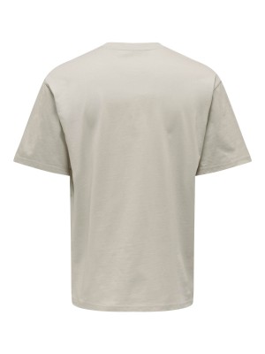 ONLY&SONS ONSFRED RLX SS TEE NOOS Silver Lining | Freewear ONSFRED RLX SS TEE NOOS - www.freewear.nl - Freewear