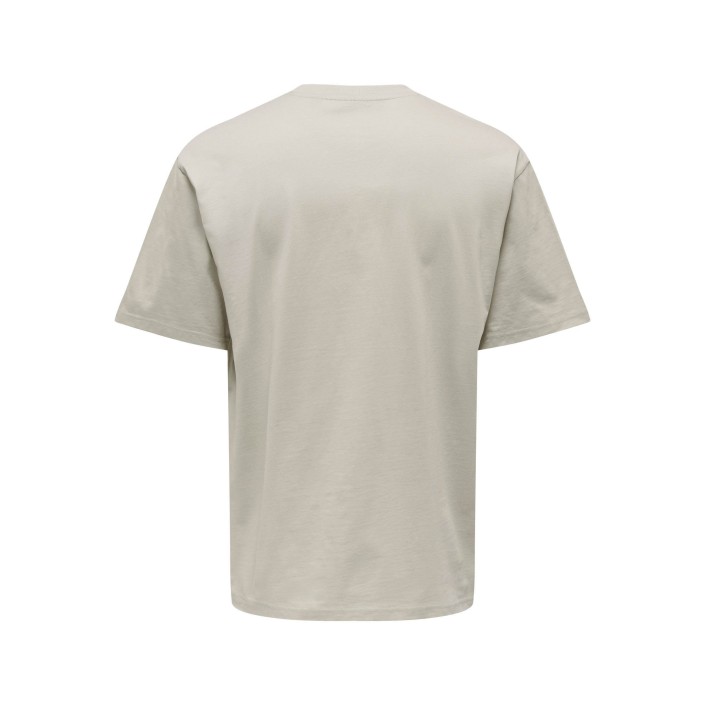 ONLY&SONS ONSFRED RLX SS TEE NOOS Silver Lining | Freewear ONSFRED RLX SS TEE NOOS - www.freewear.nl - Freewear