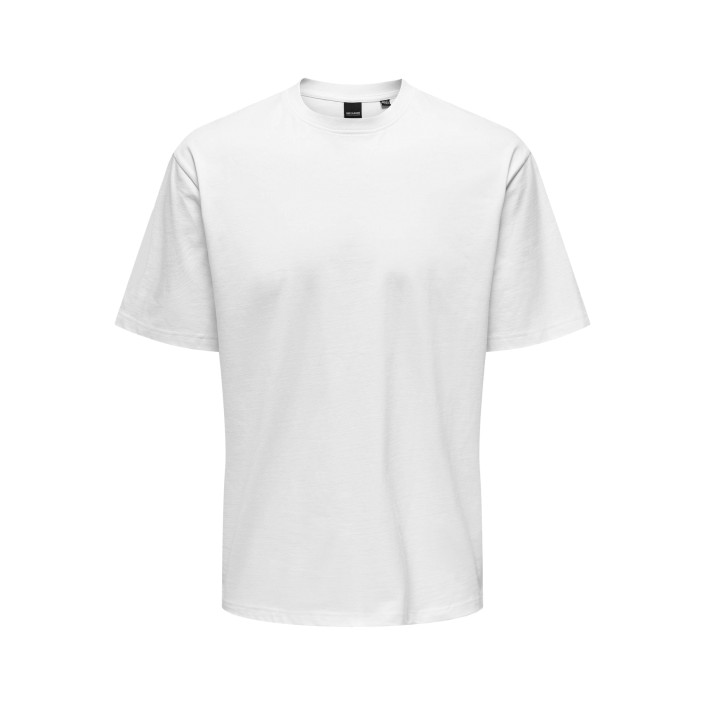 ONLY&SONS ONSFRED RLX SS TEE NOOS Bright White | Freewear ONSFRED RLX SS TEE NOOS - www.freewear.nl - Freewear