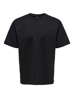 ONLY&SONS ONSFRED RLX SS TEE NOOS Black | Freewear ONSFRED RLX SS TEE NOOS - www.freewear.nl - Freewear