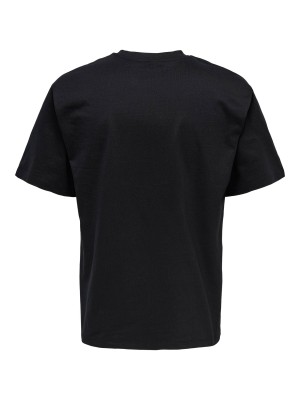 ONLY&SONS ONSFRED RLX SS TEE NOOS Black | Freewear ONSFRED RLX SS TEE NOOS - www.freewear.nl - Freewear
