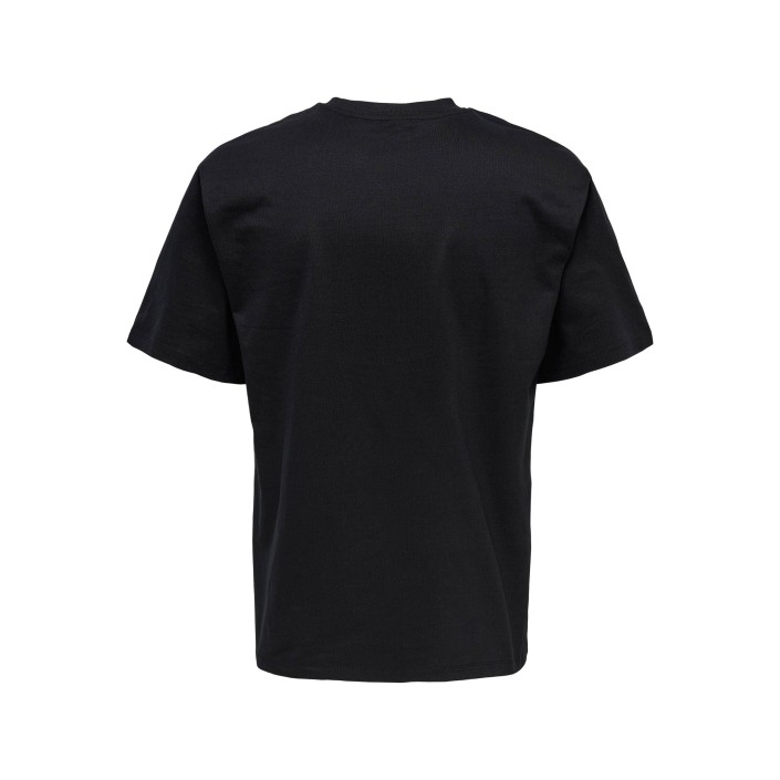 ONLY&SONS ONSFRED RLX SS TEE NOOS Black | Freewear ONSFRED RLX SS TEE NOOS - www.freewear.nl - Freewear