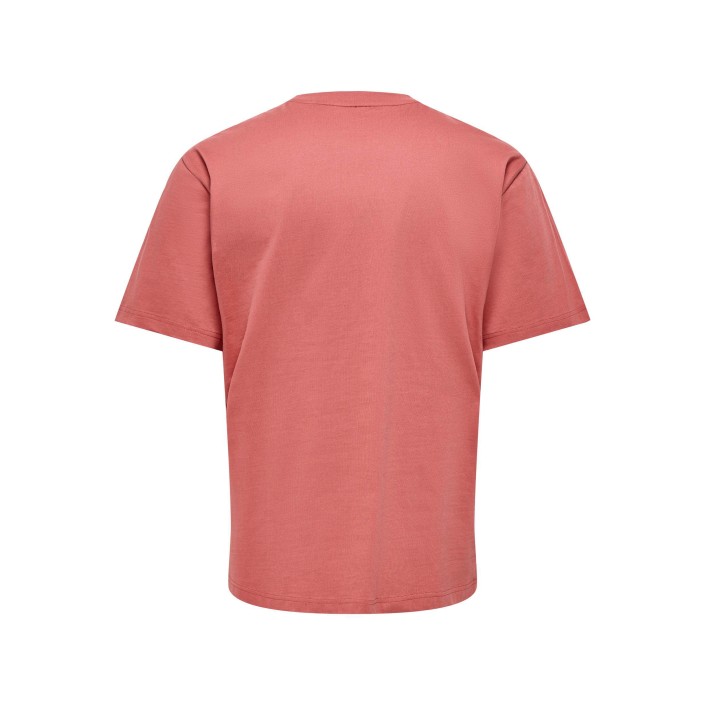 ONLY&SONS ONSFRED RLX SS TEE NOOS Dusty Cedar | Freewear ONSFRED RLX SS TEE NOOS - www.freewear.nl - Freewear