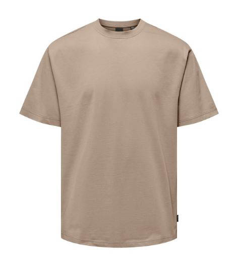 T-shirt met ronde hals, model 'FRED'