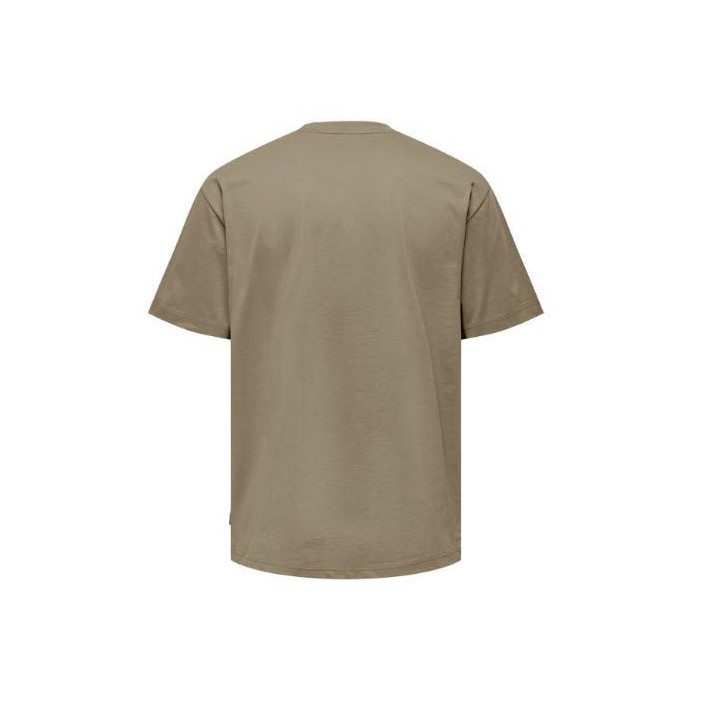 ONLY&SONS ONSFRED RLX SS TEE NOOS Desert Taupe | Freewear ONSFRED RLX SS TEE NOOS - www.freewear.nl - Freewear