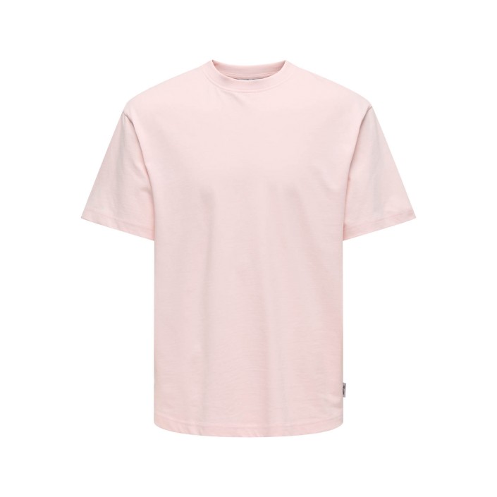 ONLY&SONS ONSFRED RLX SS TEE NOOS Barely Pink | Freewear ONSFRED RLX SS TEE NOOS - www.freewear.nl - Freewear