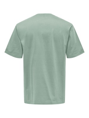 ONLY&SONS ONSFRED RLX SS TEE NOOS Iceberg Green | Freewear ONSFRED RLX SS TEE NOOS - www.freewear.nl - Freewear