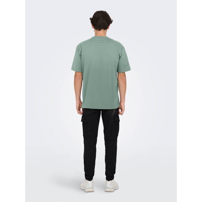 ONLY&SONS ONSFRED RLX SS TEE NOOS Iceberg Green | Freewear ONSFRED RLX SS TEE NOOS - www.freewear.nl - Freewear