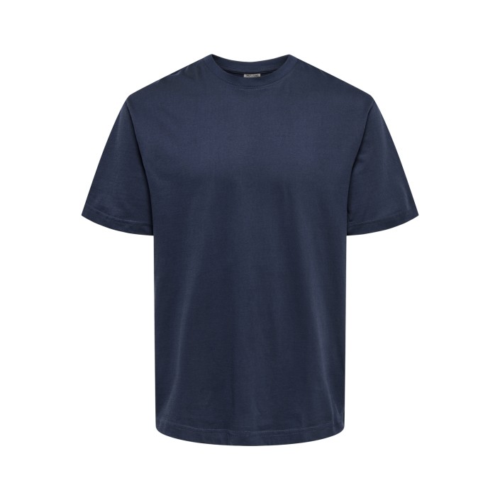 ONLY&SONS ONSFRED RLX SS TEE NOOS Blue Nights | Freewear ONSFRED RLX SS TEE NOOS - www.freewear.nl - Freewear