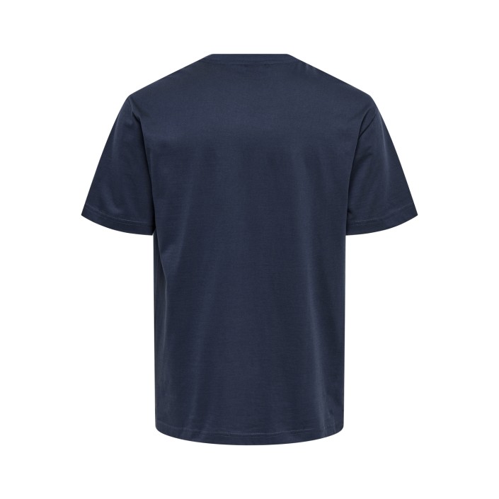 ONLY&SONS ONSFRED RLX SS TEE NOOS Blue Nights | Freewear ONSFRED RLX SS TEE NOOS - www.freewear.nl - Freewear