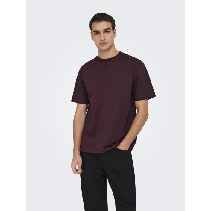ONLY&SONS ONSFRED RLX SS TEE NOOS Port Royale | Freewear ONSFRED RLX SS TEE NOOS - www.freewear.nl - Freewear