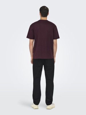 ONLY&SONS ONSFRED RLX SS TEE NOOS Port Royale | Freewear ONSFRED RLX SS TEE NOOS - www.freewear.nl - Freewear