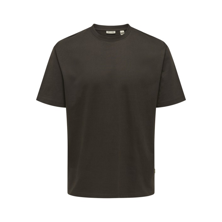 ONLY&SONS ONSFRED RLX SS TEE NOOS Mulch | Freewear ONSFRED RLX SS TEE NOOS - www.freewear.nl - Freewear