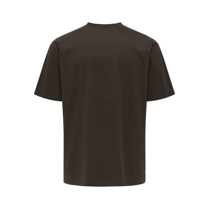 ONLY&SONS ONSFRED RLX SS TEE NOOS Mulch | Freewear ONSFRED RLX SS TEE NOOS - www.freewear.nl - Freewear