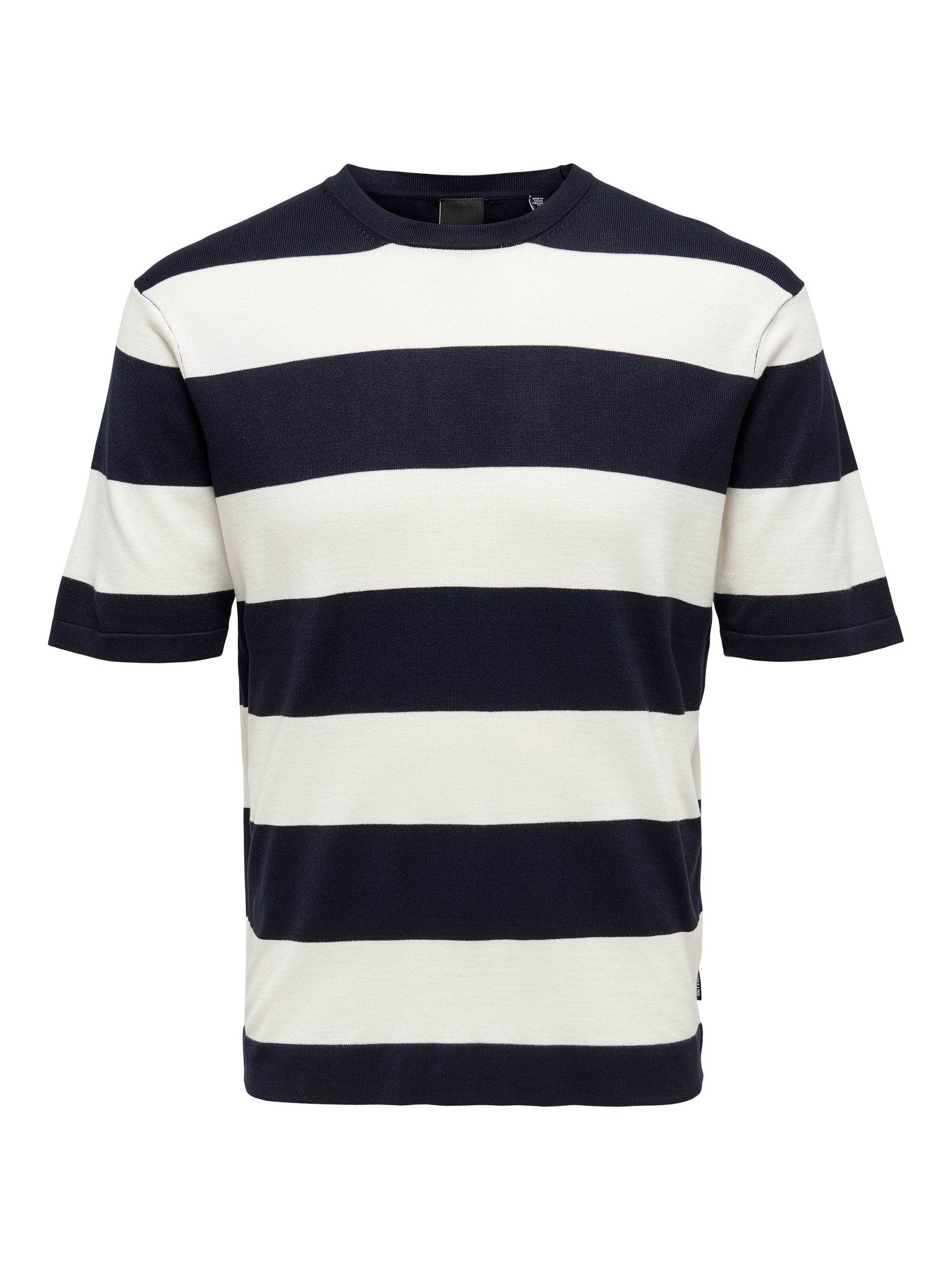 Only and Sons Onswyler Life Reg 14 Ss Stripe Knit