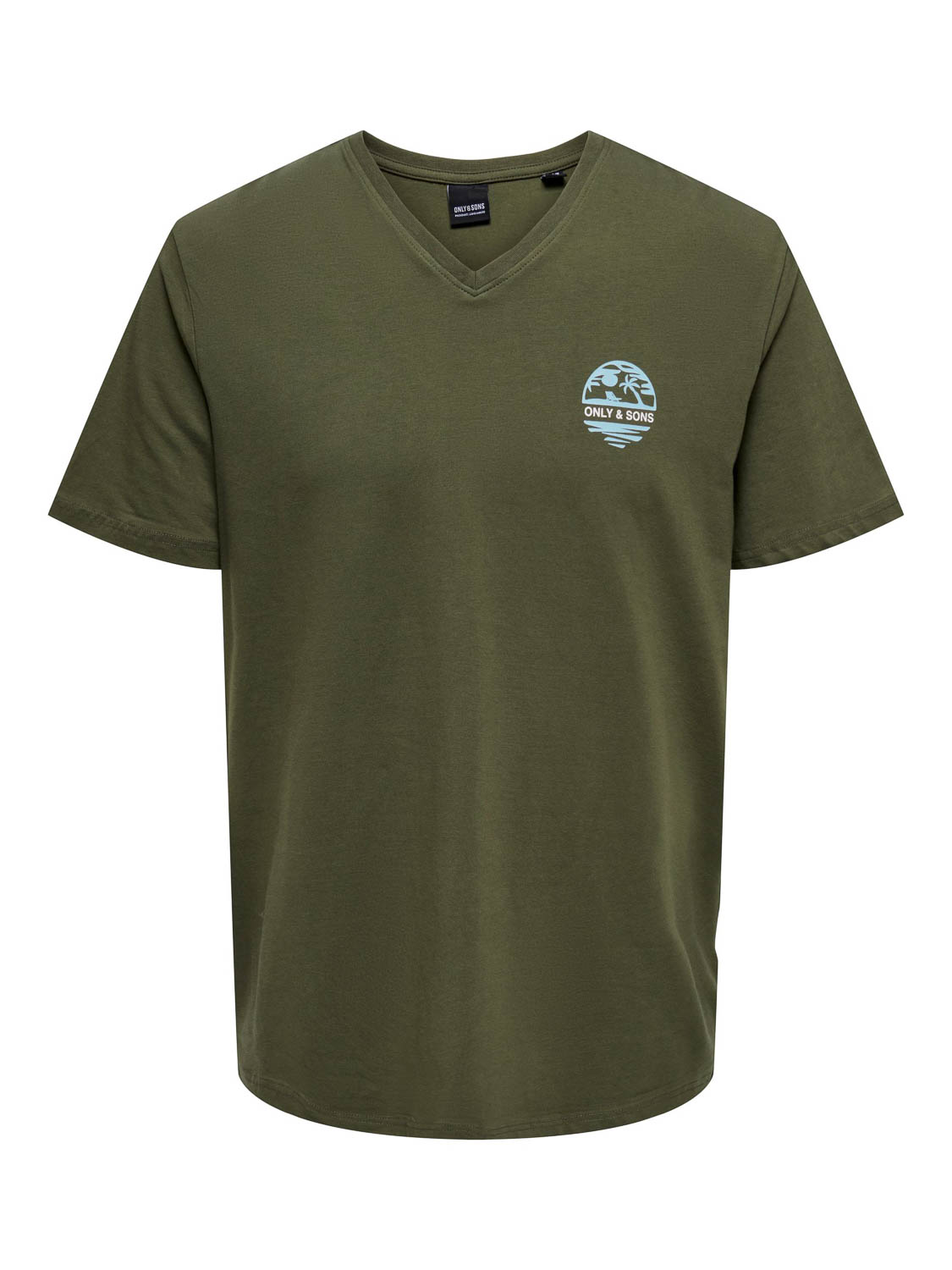 ONLY & SONS ONSSONS LOGO REG SS V-NECK TEE CS Heren T-shirt - Maat XXL