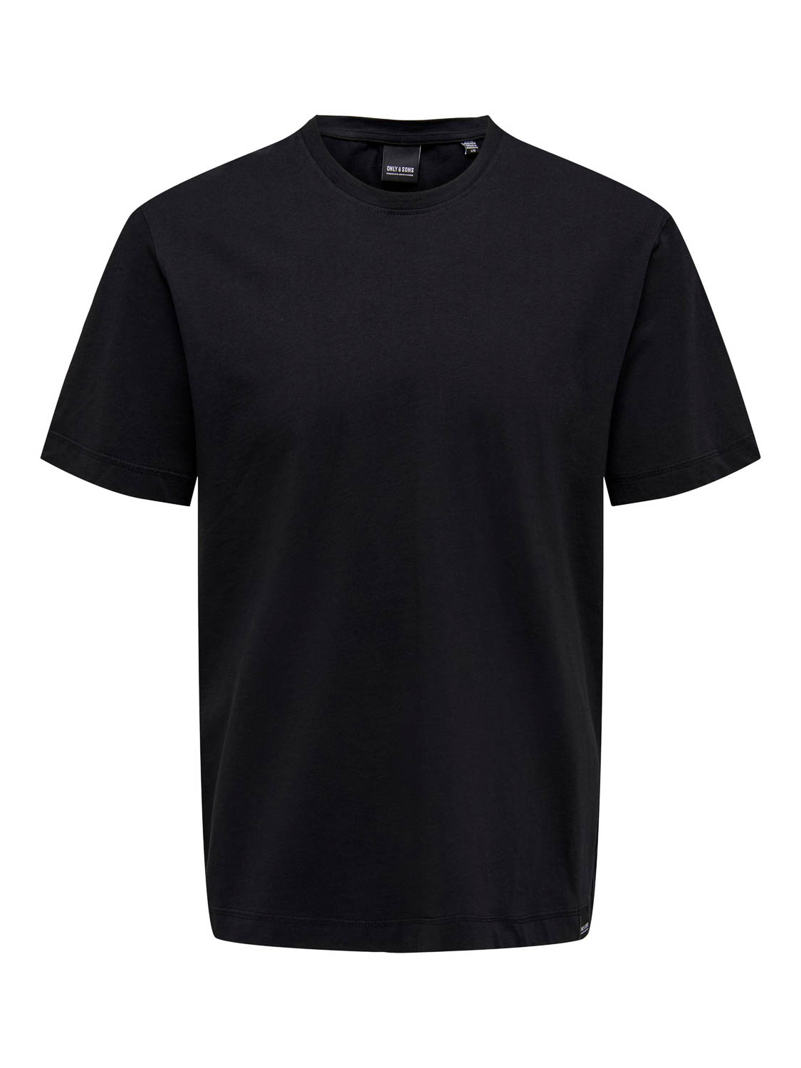 Only & Sons T-shirt Onsmax Life Reg Ss Stitch Tee Noos 22025208 Black Mannen Maat - L