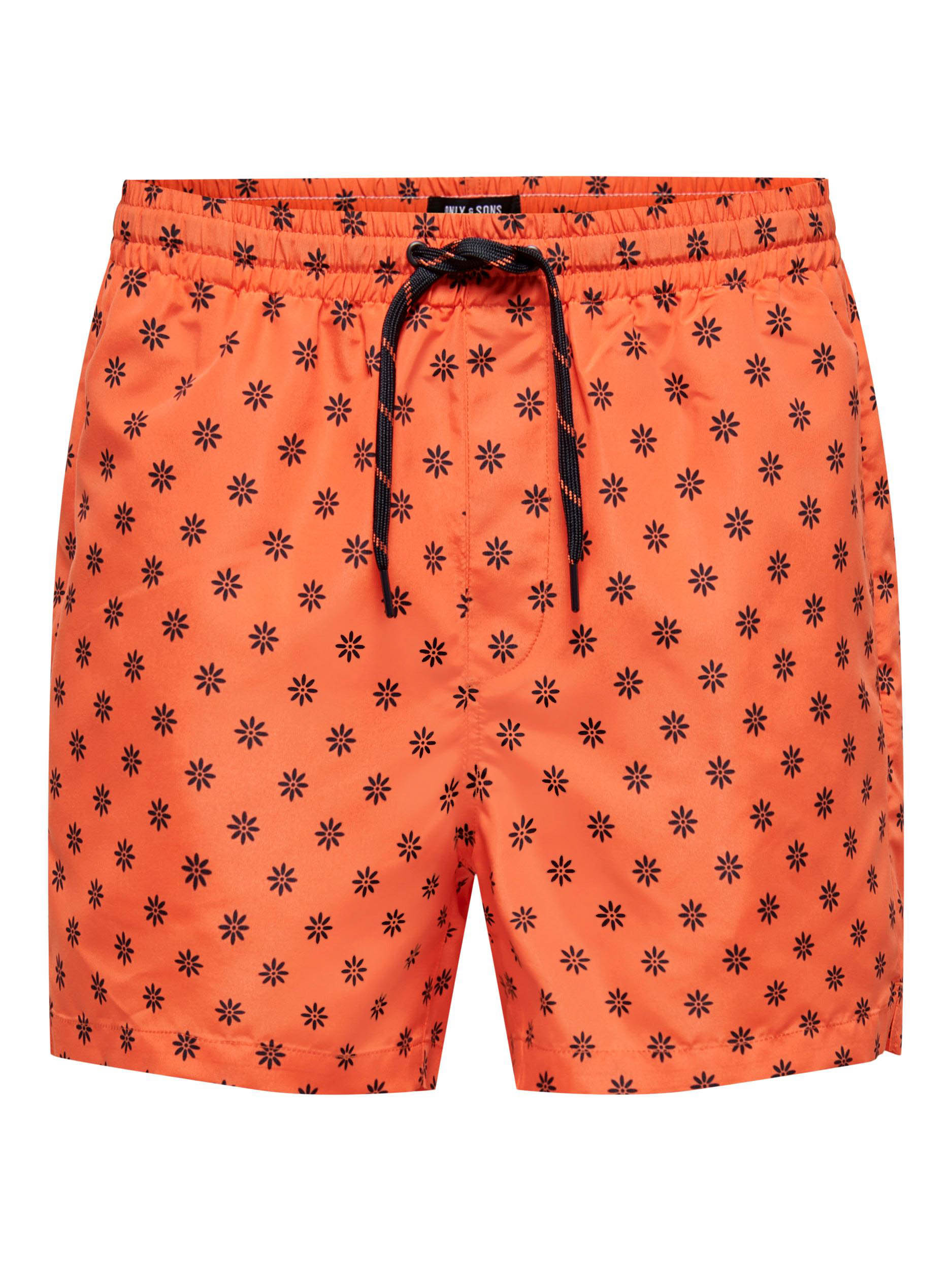 Only & Sons Ted Life Disty AOP Zwembroek Heren