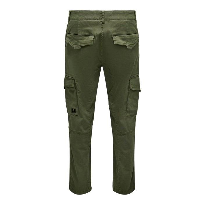 ONLY&SONS ONSDEAN LIFE TAP CARGO 0032 PANT NO: Olive Night | Freewear ONSDEAN LIFE TAP CARGO 0032 PANT NO: - www.freewear.nl - Freewear