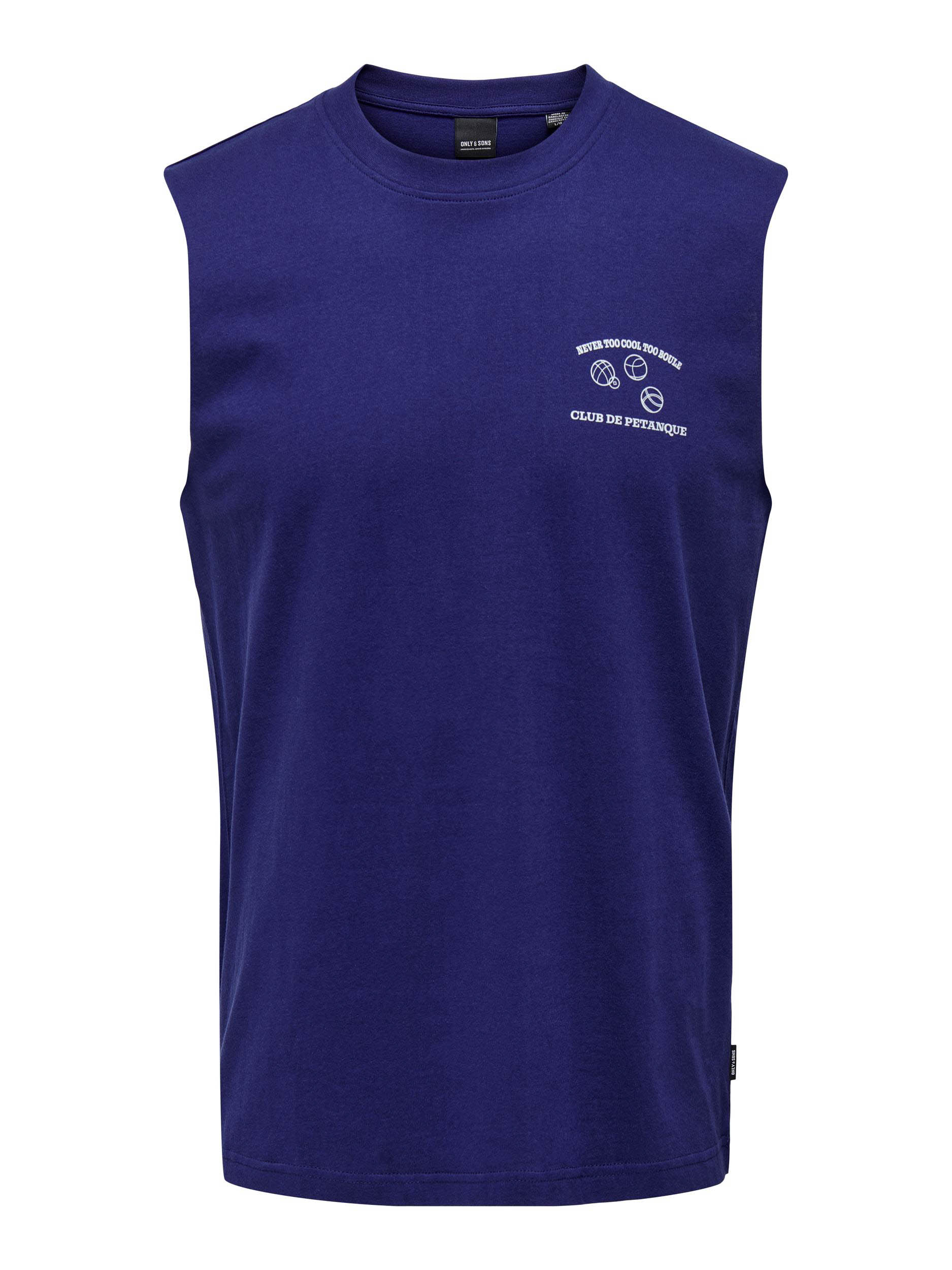 Only & Sons / Tanktop Onsalec Life Reg Sleeveles in blauw