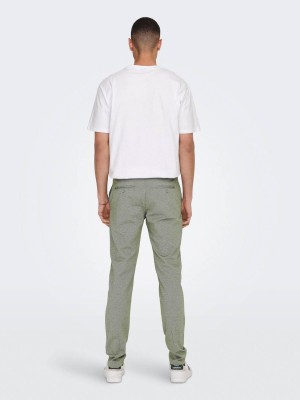 ONLY&SONS ONSMARK SLIM TAP 0209 MELANGE PANT : Olive Night | Freewear ONSMARK SLIM TAP 0209 MELANGE PANT : - www.freewear.nl - Freewear