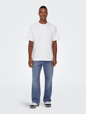 ONLY&SONS ONSFADE LOOSE MB 6781 TAI DNM NOOS Medium Blue Denim | Freewear ONSFADE LOOSE MB 6781 TAI DNM NOOS - www.freewear.nl - Freewear