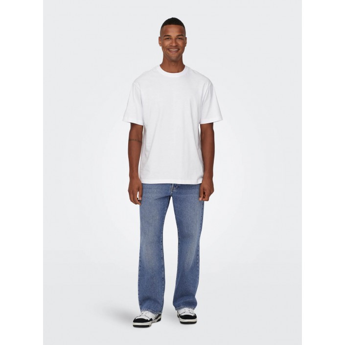 ONLY&SONS ONSFADE LOOSE MB 6781 TAI DNM NOOS Medium Blue Denim | Freewear ONSFADE LOOSE MB 6781 TAI DNM NOOS - www.freewear.nl - Freewear